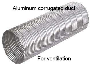 aluminum corrugated duct